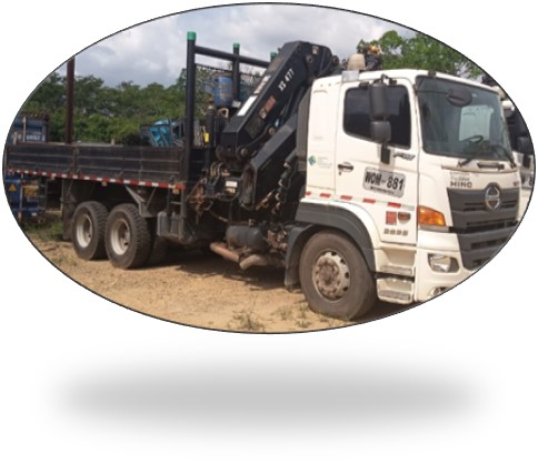CAMIÓN GRÚA HINO FA500 – BRAZO HIABXS477